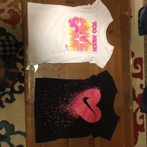 4T Nike shirts.